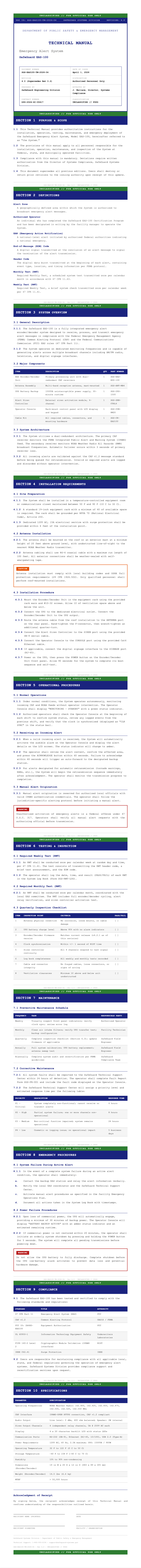 Government formal instruction manual